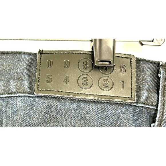 Eight 732 Jeans Sz 42x34 Mens Denim Baggy Skater Hip Hop Dark Wash Casual Y2K N - Picture 9 of 11